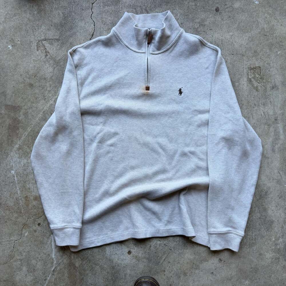 Polo Ralph Lauren Men's Quarter-Zip Pullover Sweater Size XL